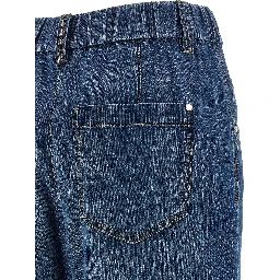 Blue Cotton Relaxed Fit Jeans