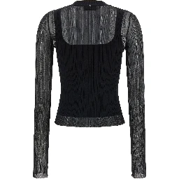 Black Viscose Cardigan