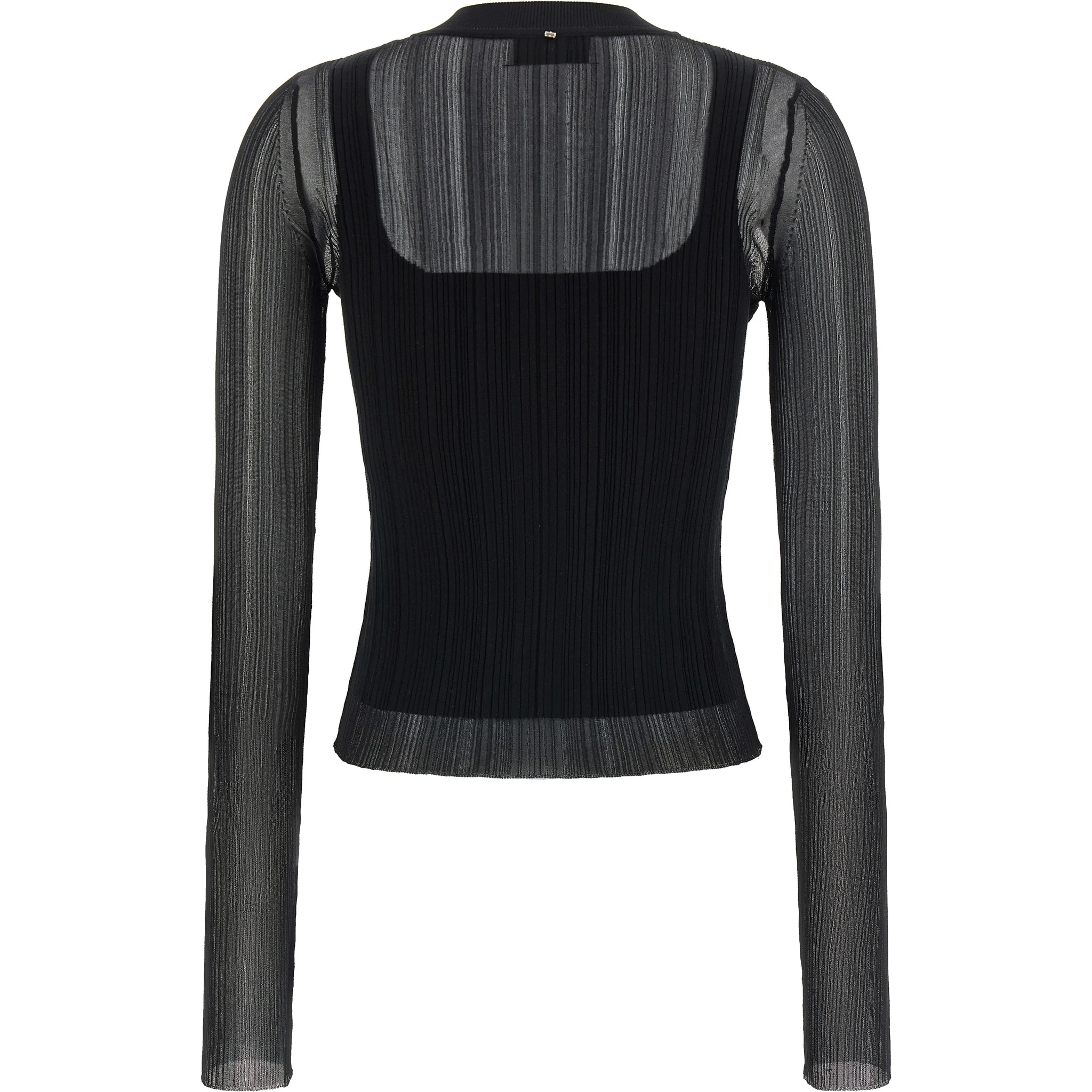 Black Viscose Cardigan