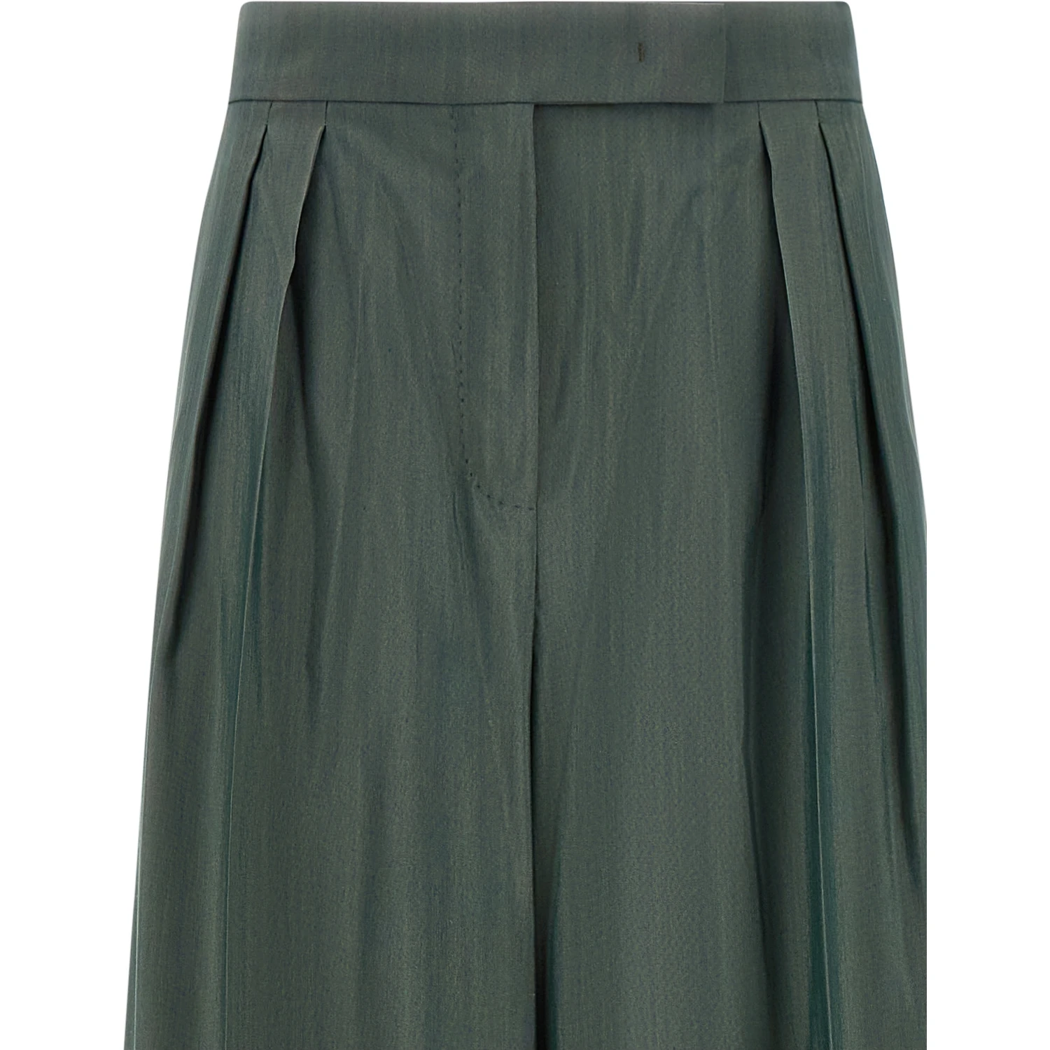 Bicolor Virgin Wool Casual Pants
