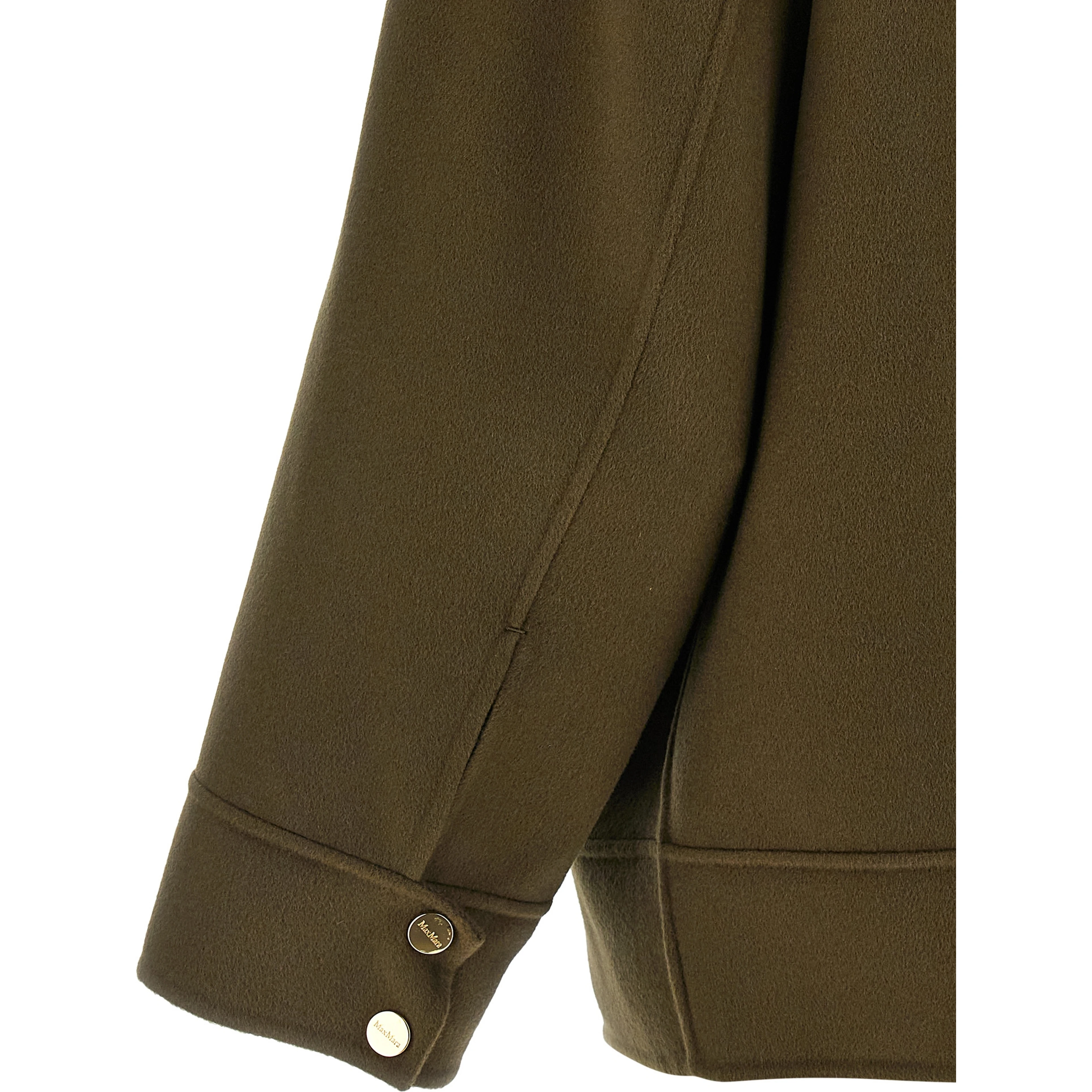 Bicolor Virgin Wool Coat