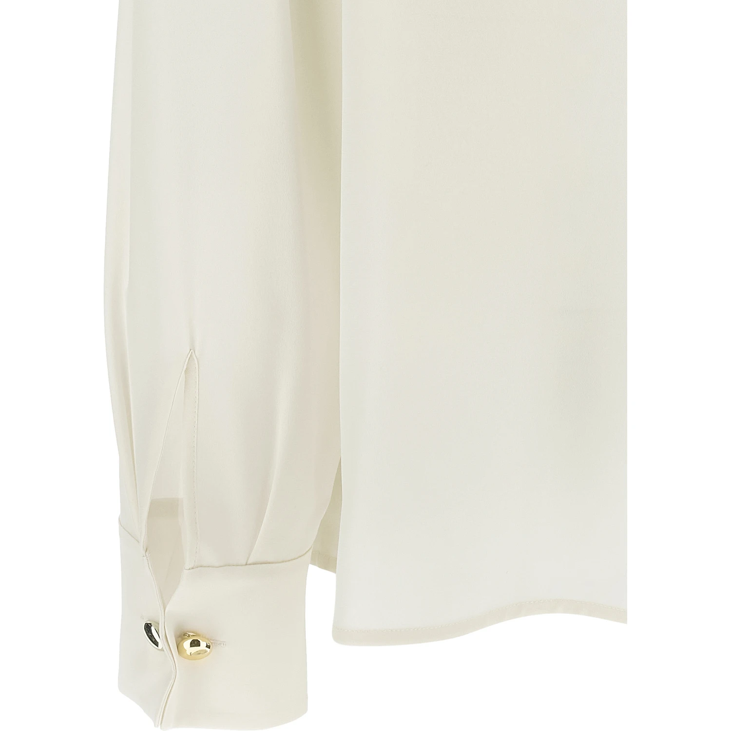 White Silk Blouse