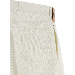 White Cotton Jeans Denim