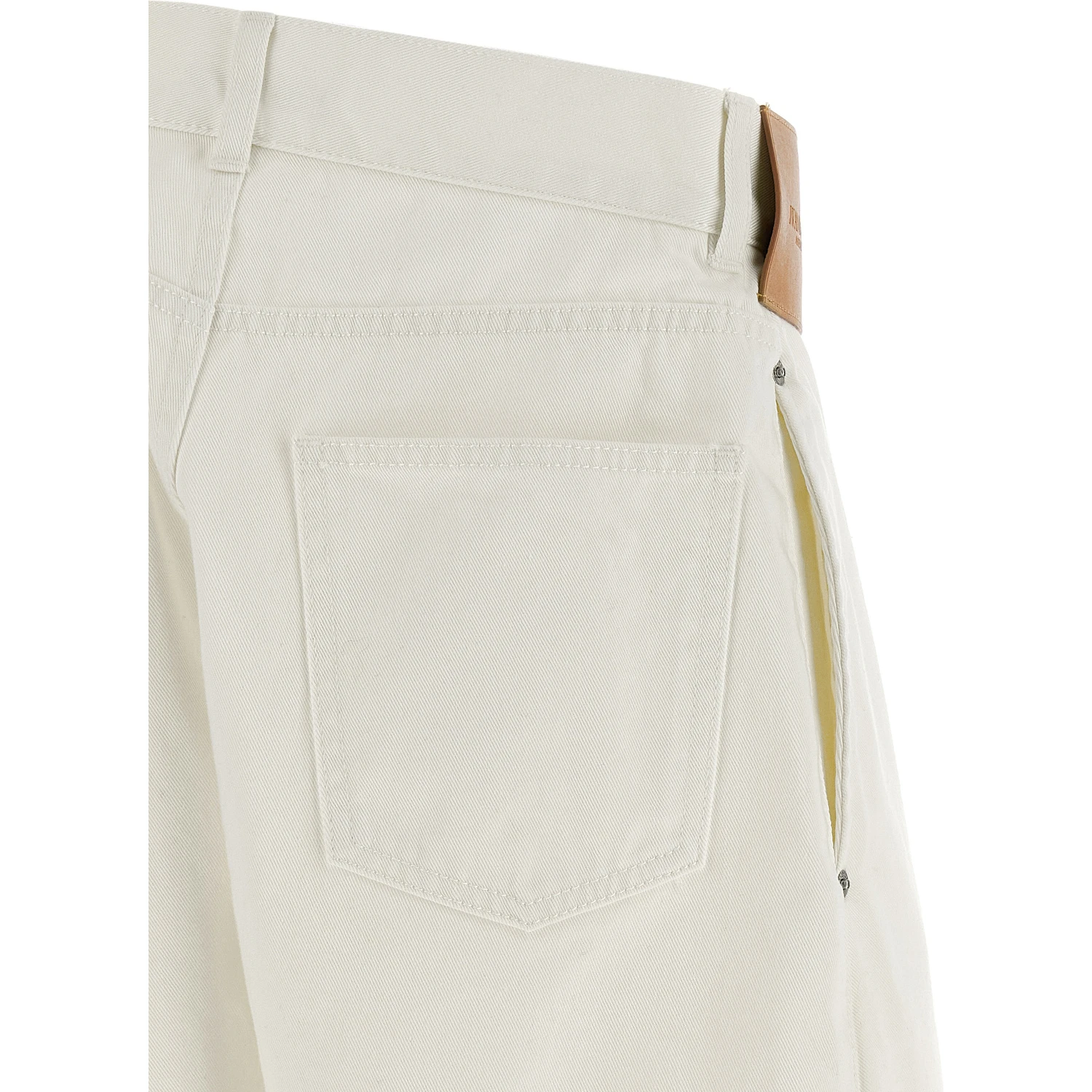 White Cotton Jeans Denim