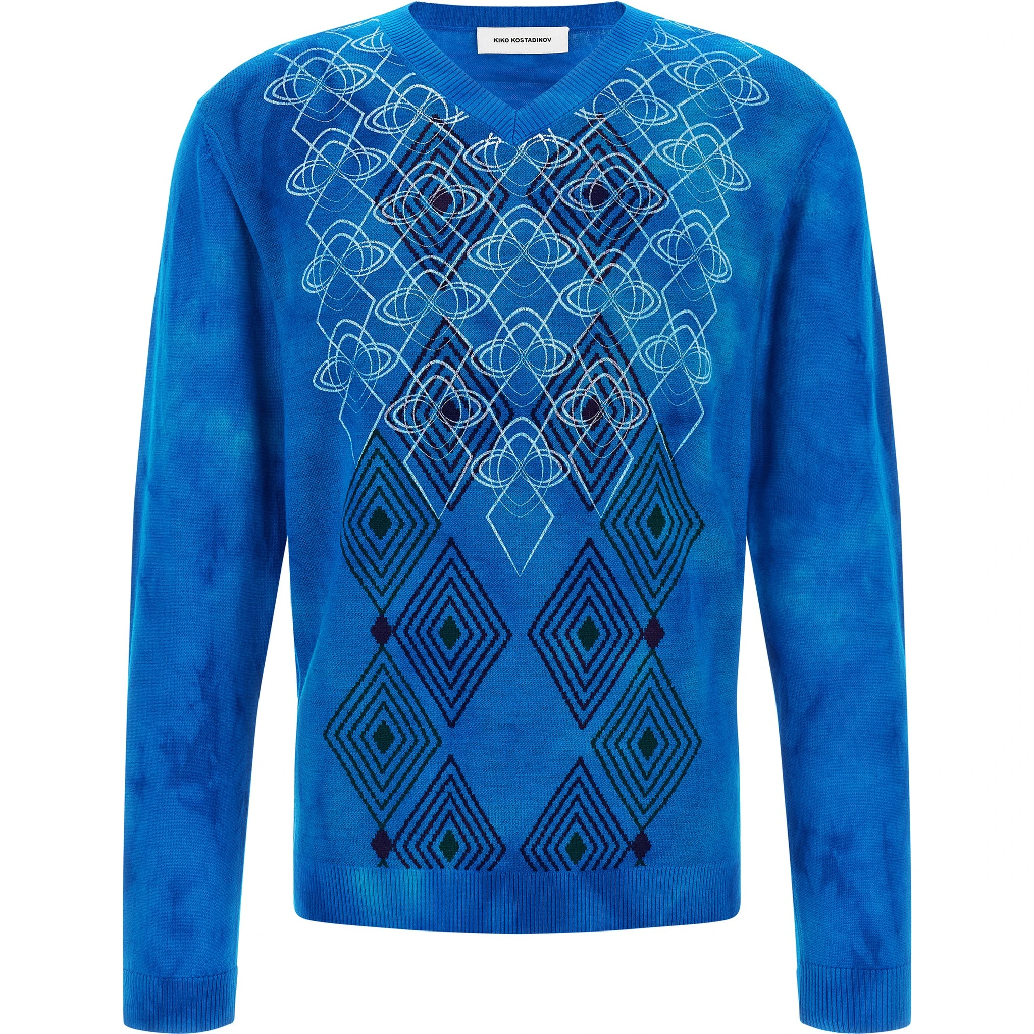 Blue Wool Cardigan