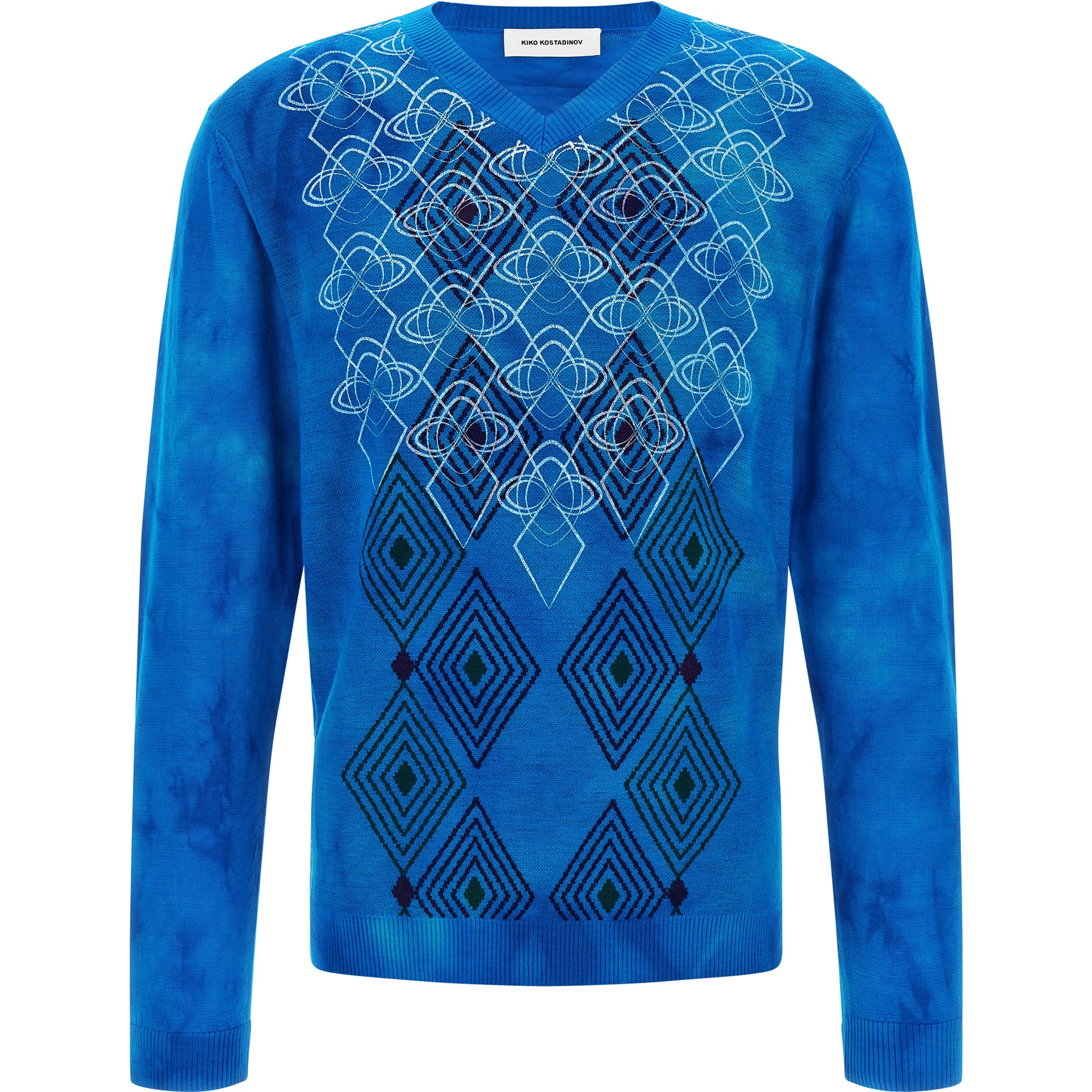 Blue Wool Cardigan
