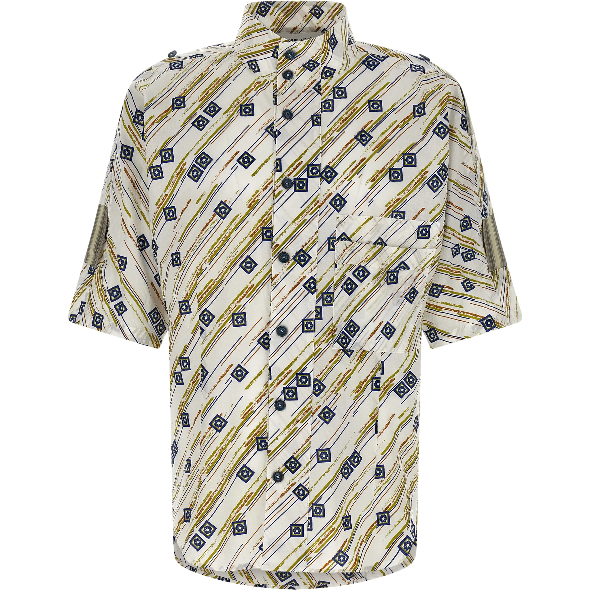 Multicolor Cotton Blouse