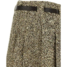Multicolor Linen Long Skirt