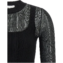 Black Viscose Cardigan