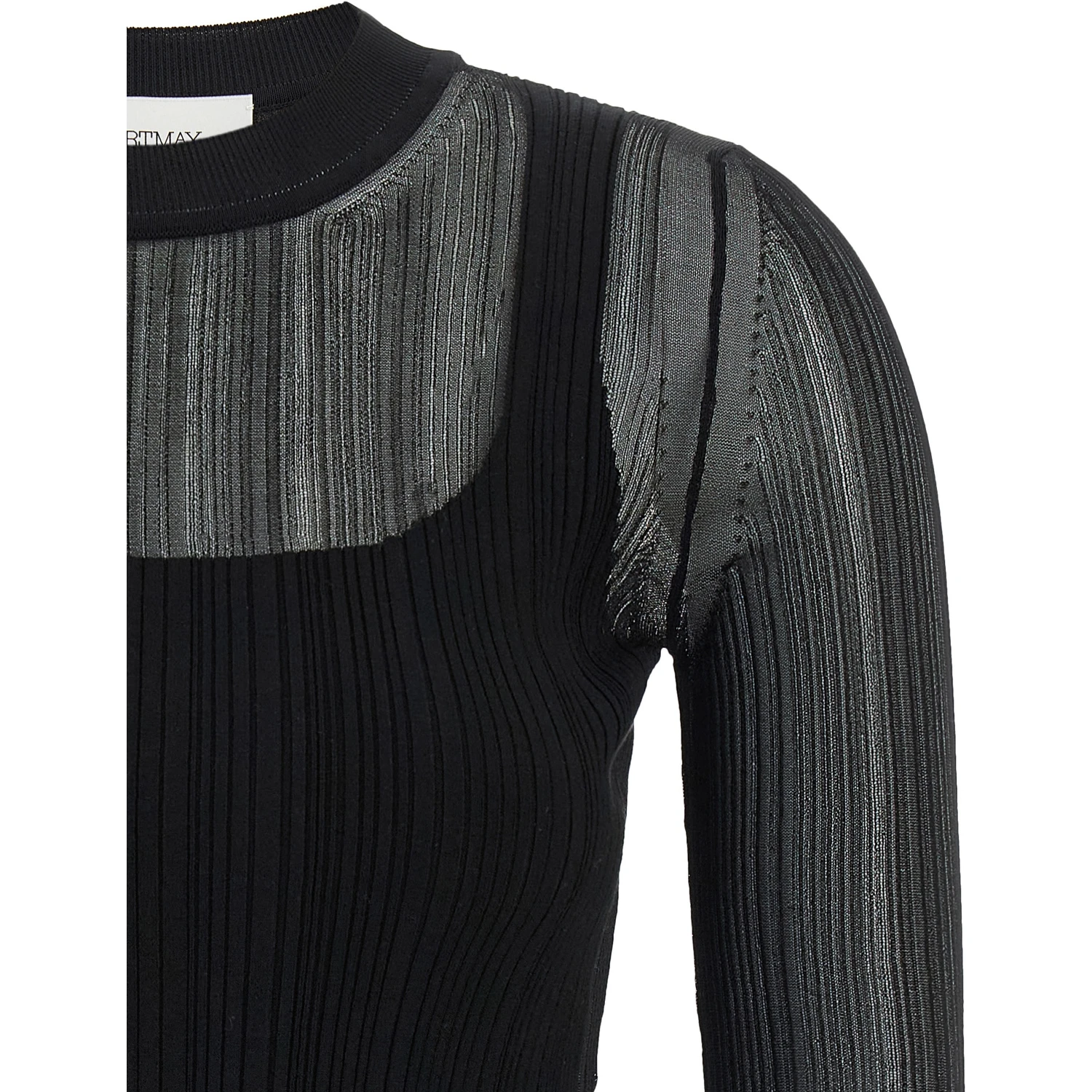 Black Viscose Cardigan