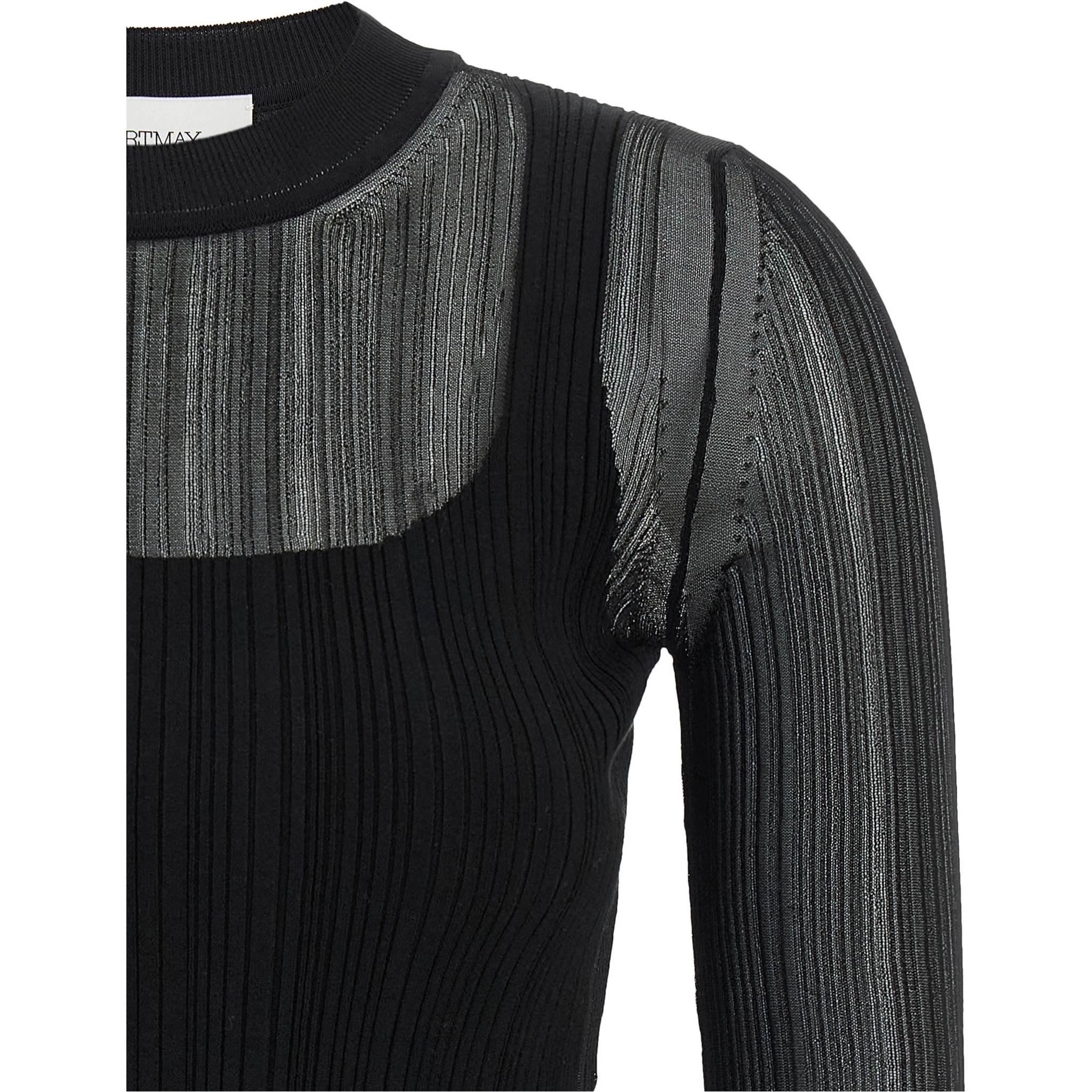 Black Viscose Cardigan