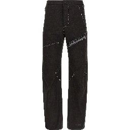 Brown Virgin Wool Casual Pants
