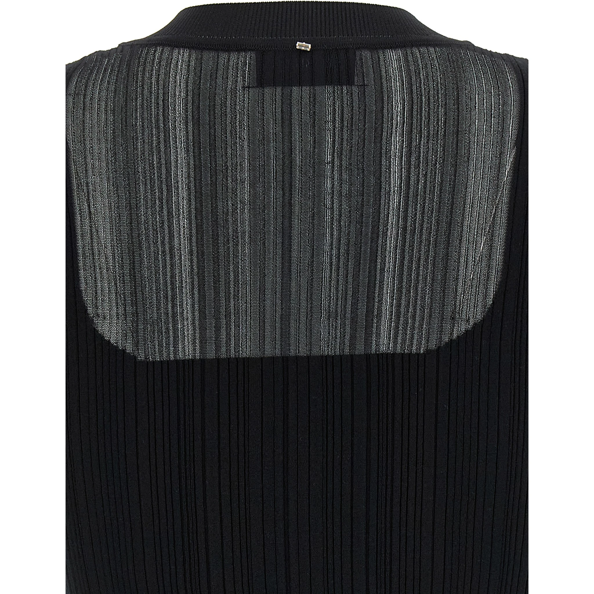 Black Viscose Cardigan
