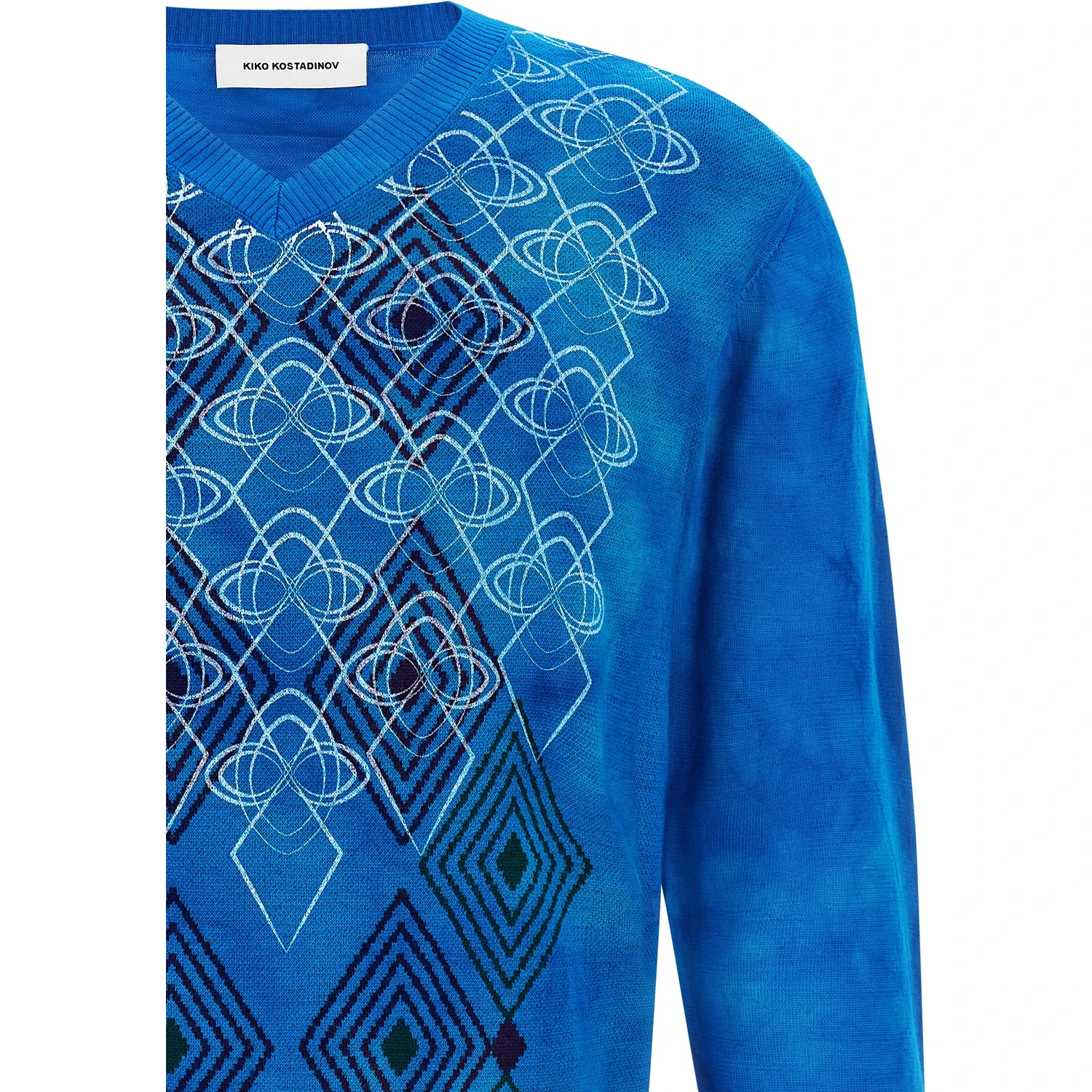 Blue Wool Cardigan