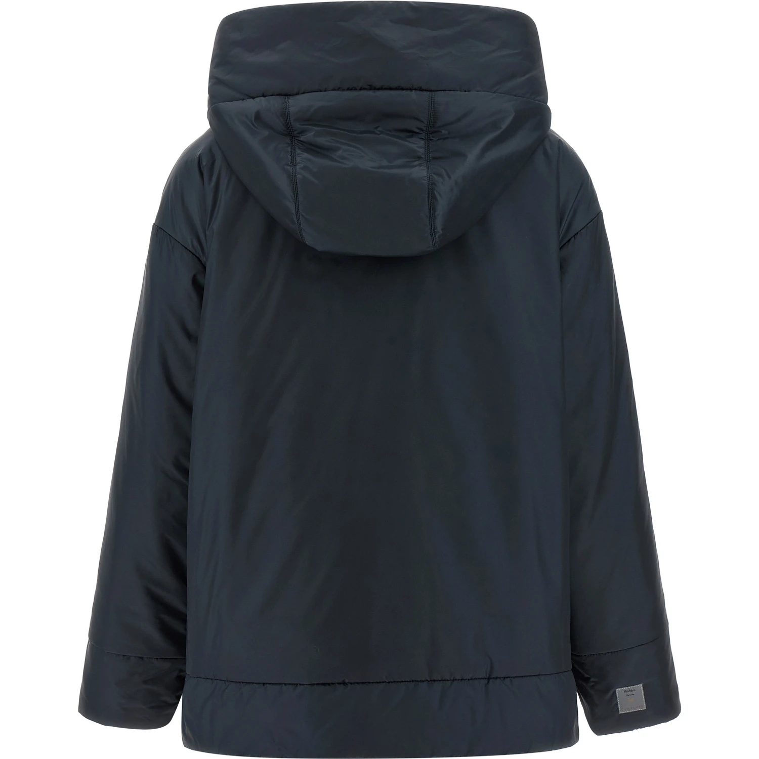 Blue Polyester Shell Jacket