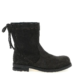 Brown Calfskin Ankle Boots