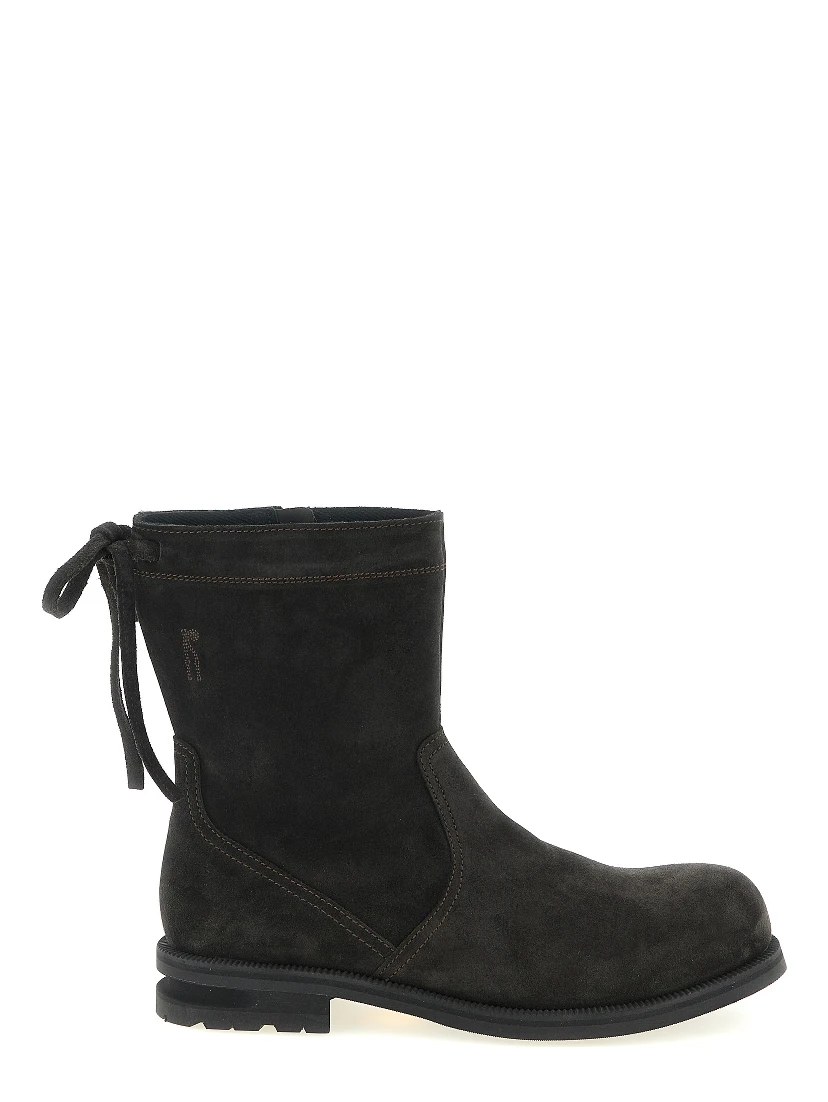 Brown Calfskin Ankle Boots
