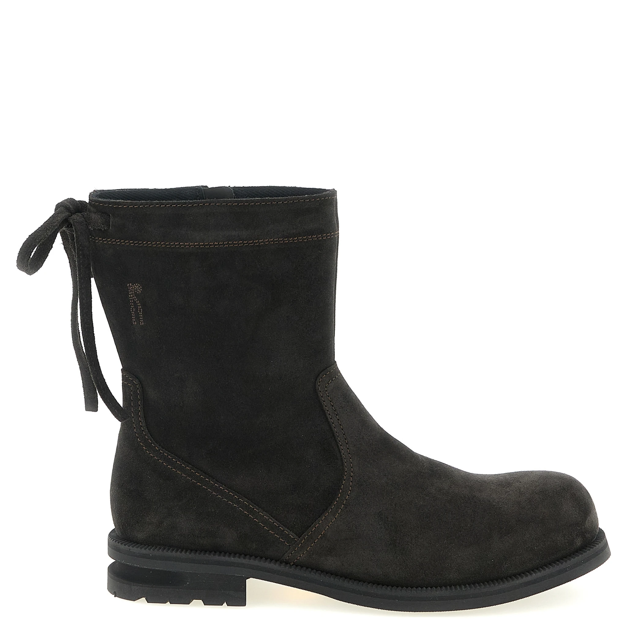 Brown Calfskin Ankle Boots