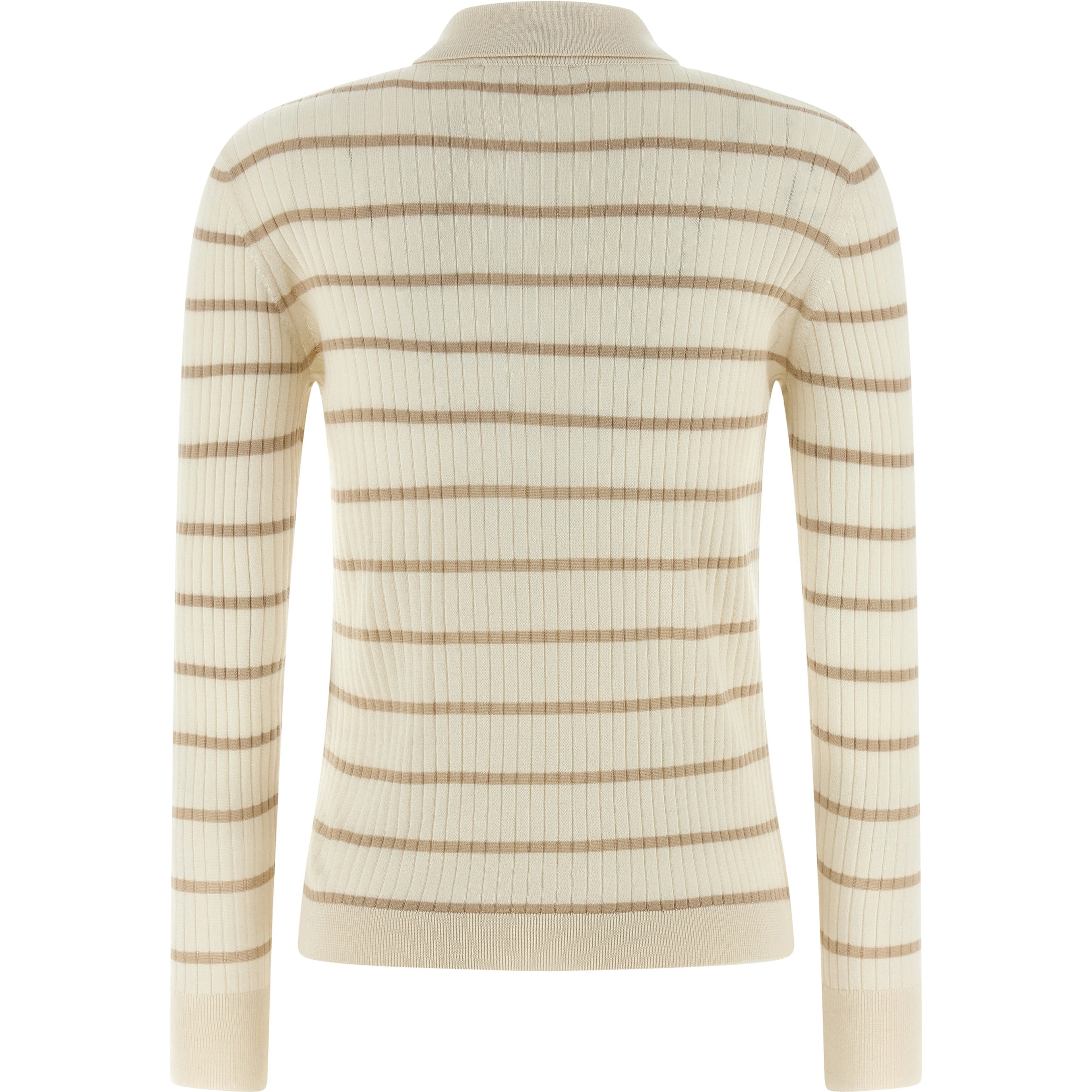 Beige Cashmere Polo Shirt
