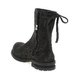Brown Calfskin Ankle Boots