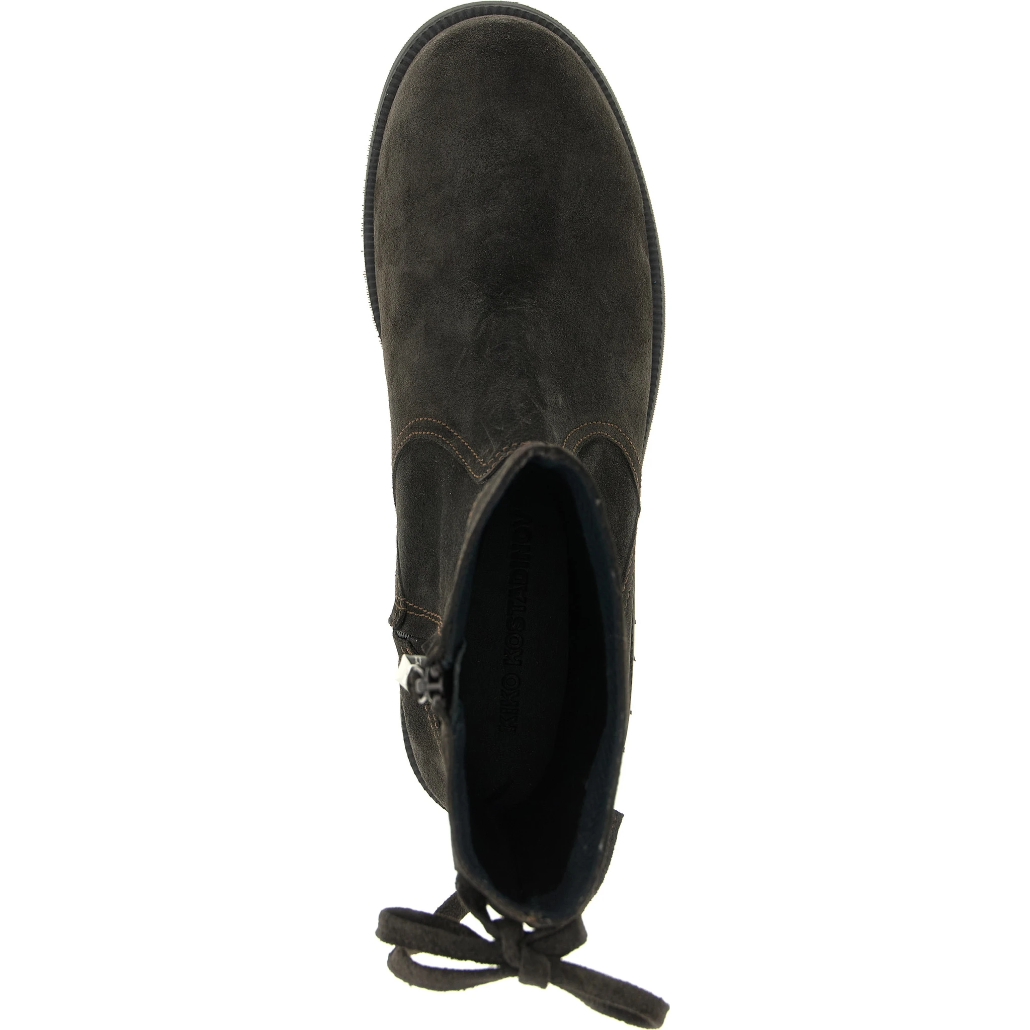 Brown Calfskin Ankle Boots