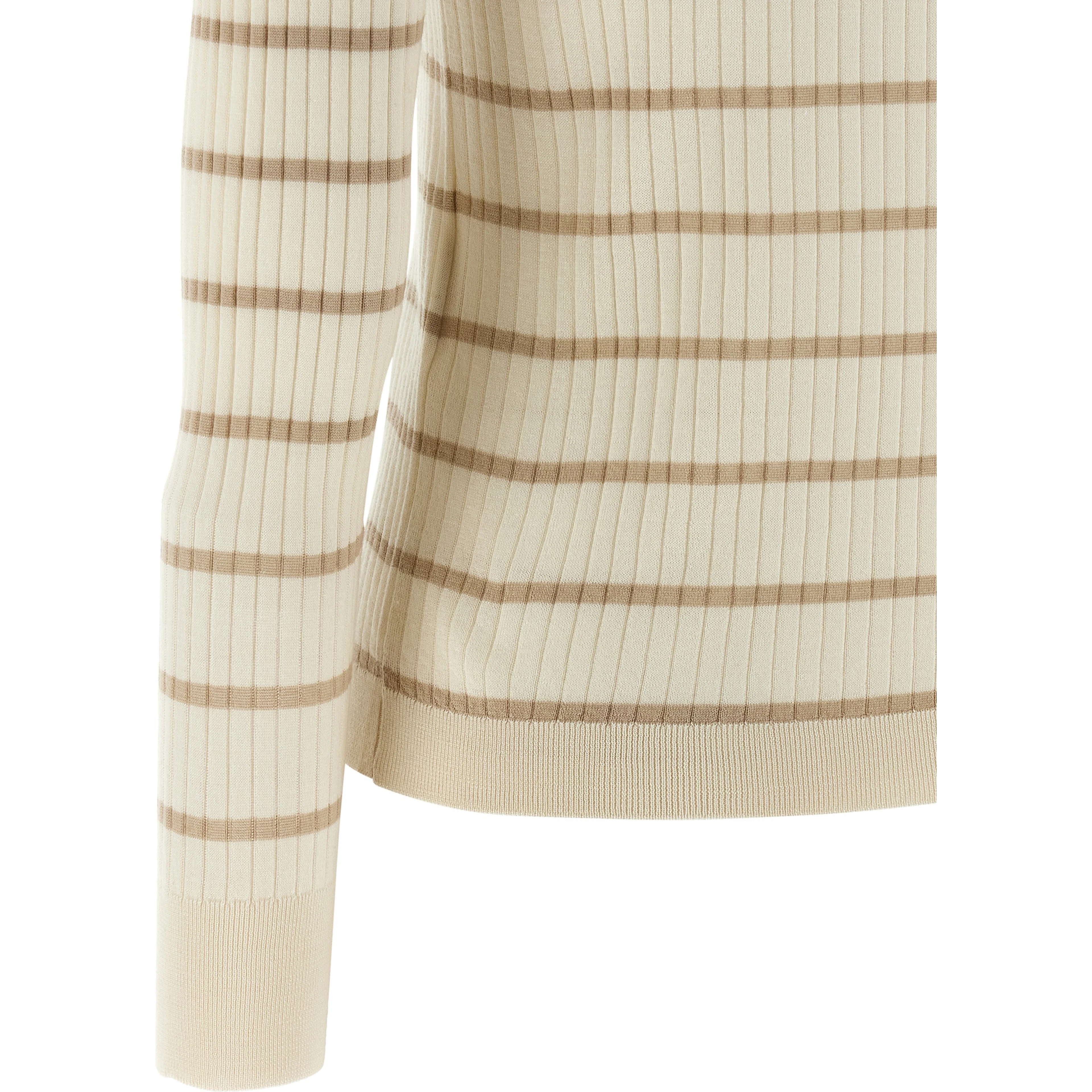 Beige Cashmere Polo Shirt