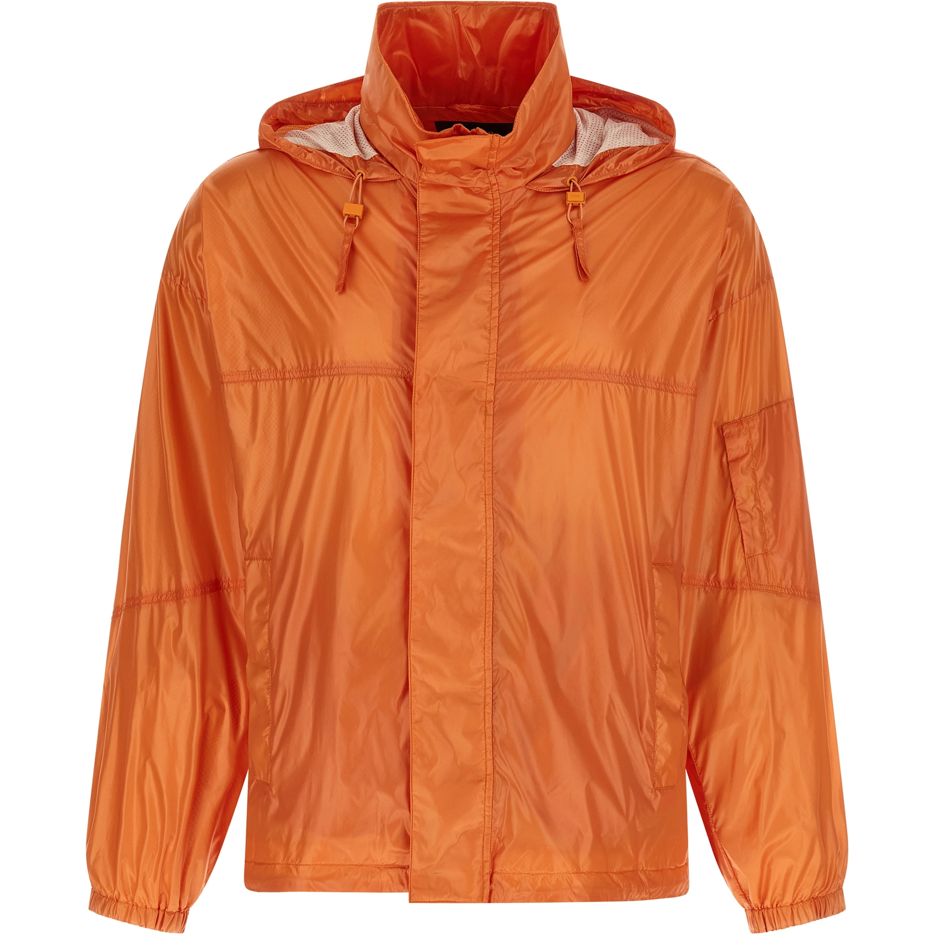 Blue Polyester Shell Jacket
