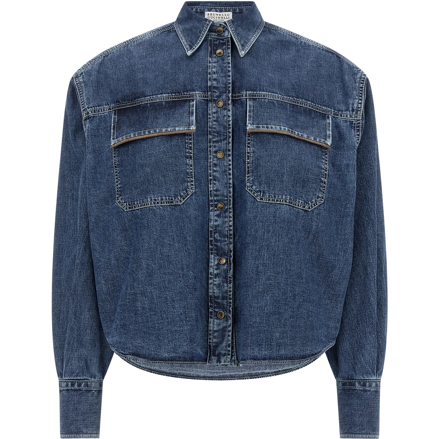 Blue Cotton Blouse