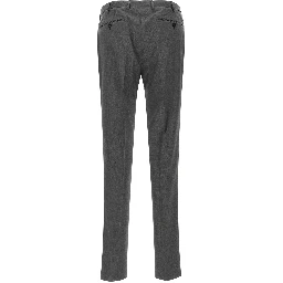 Gray Virgin Wool Dress Pants