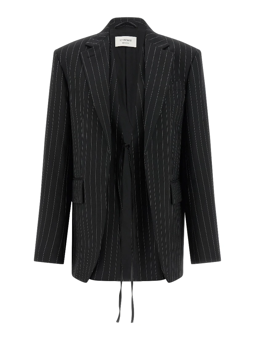 Black Wool Blazer