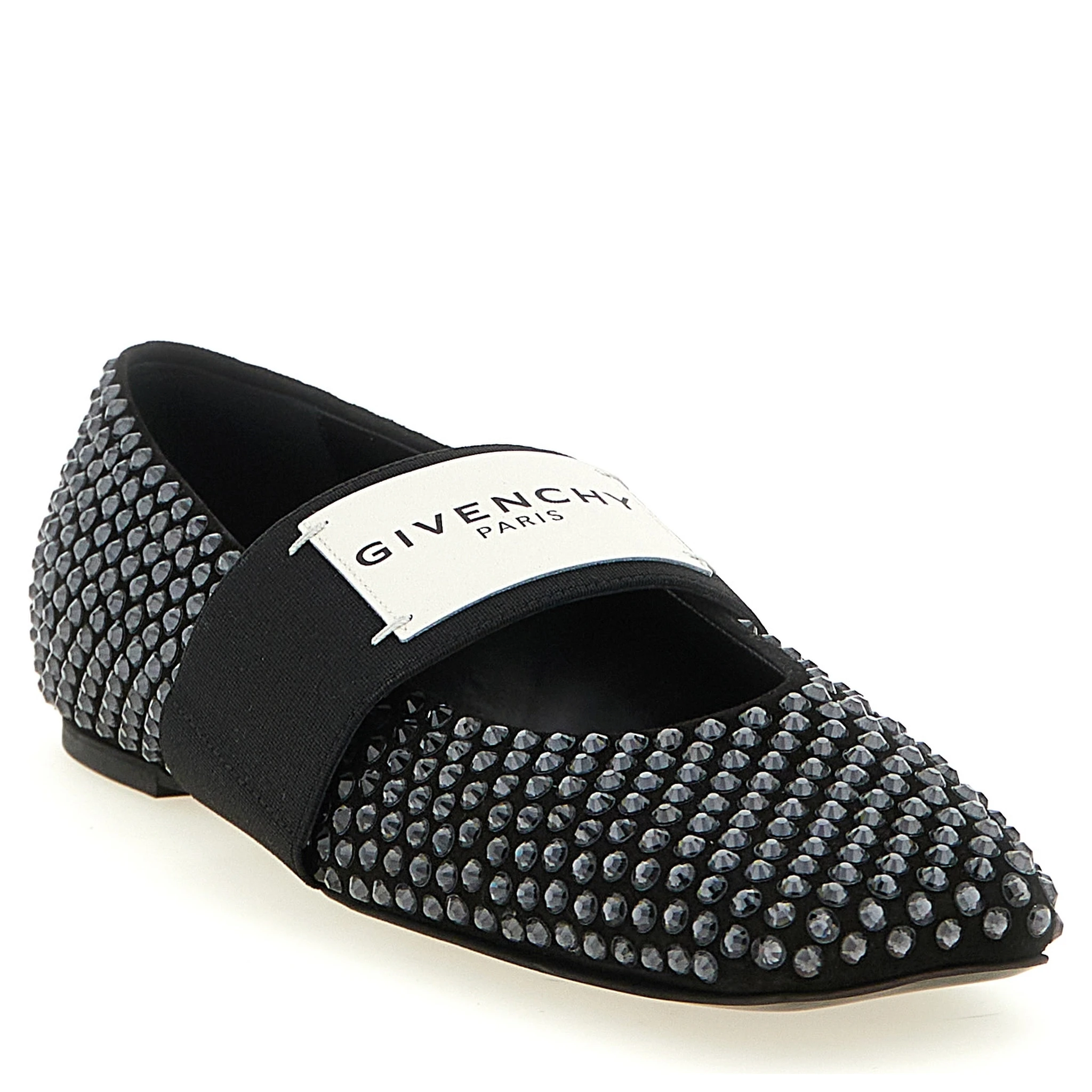 Black Calfskin Ballet Flats
