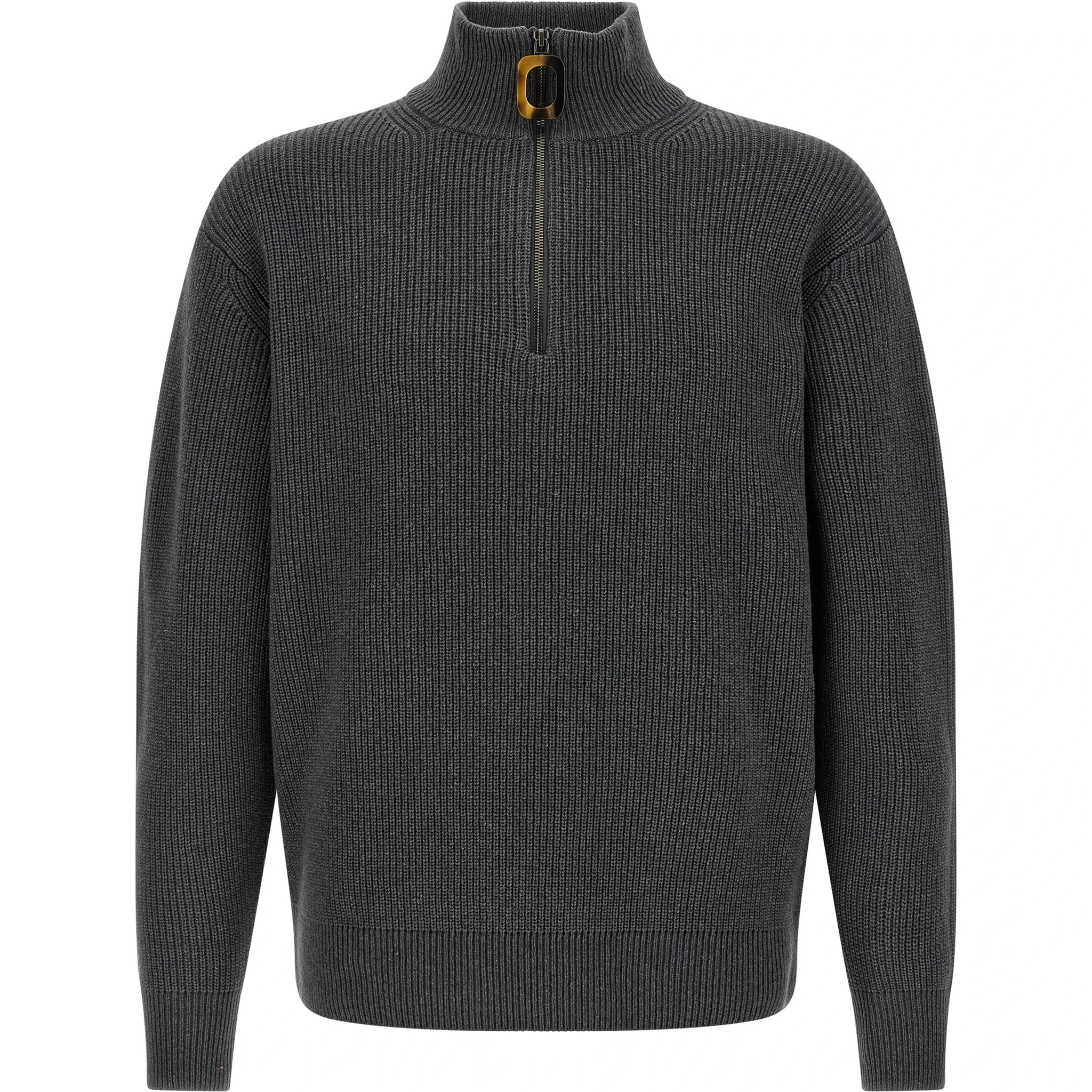 Gray Wool Cardigan