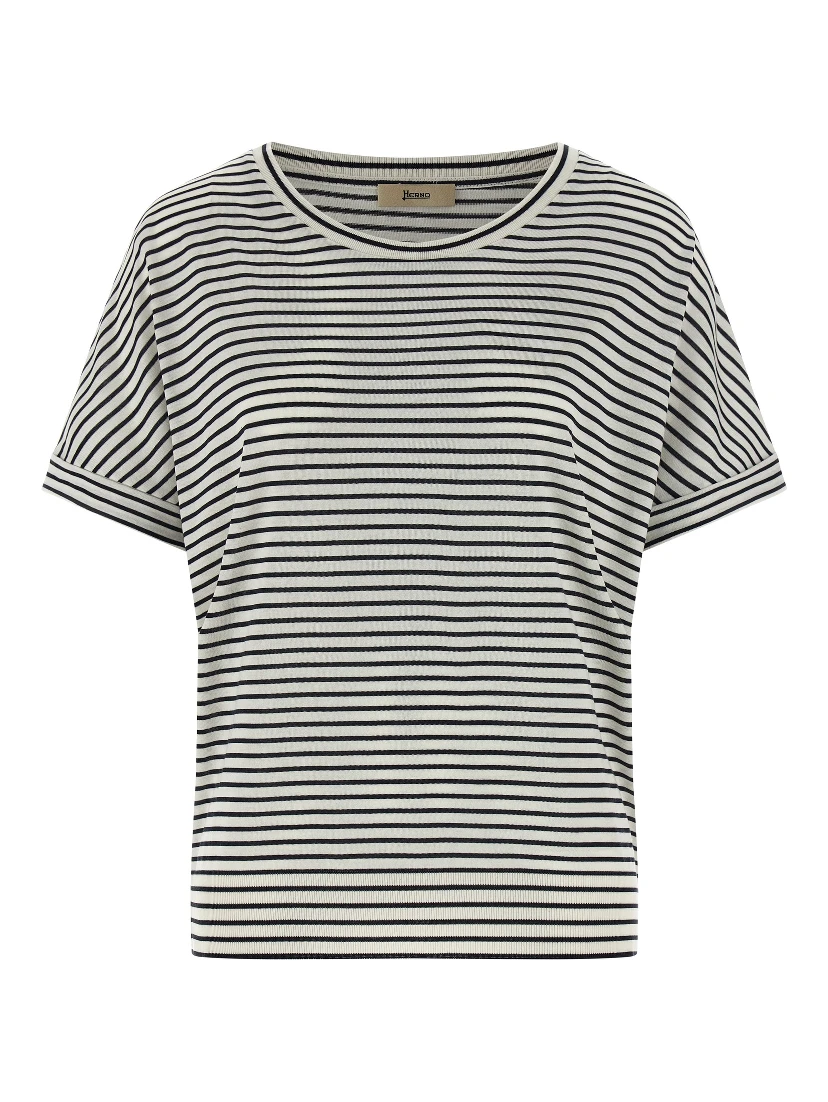 Blue Lyocell T-Shirt