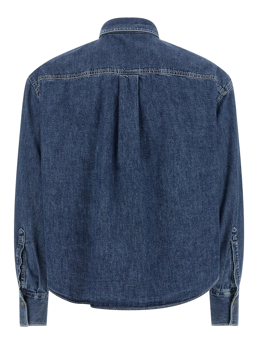 Blue Cotton Blouse
