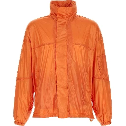 Orange Polyamide Shell Jacket