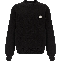 Black Cotton Sweatshirt