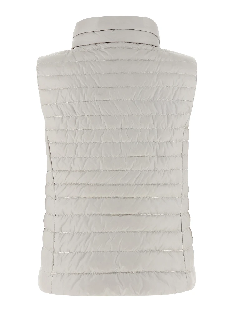 Beige Polyester Sleeveless Jacket alternative