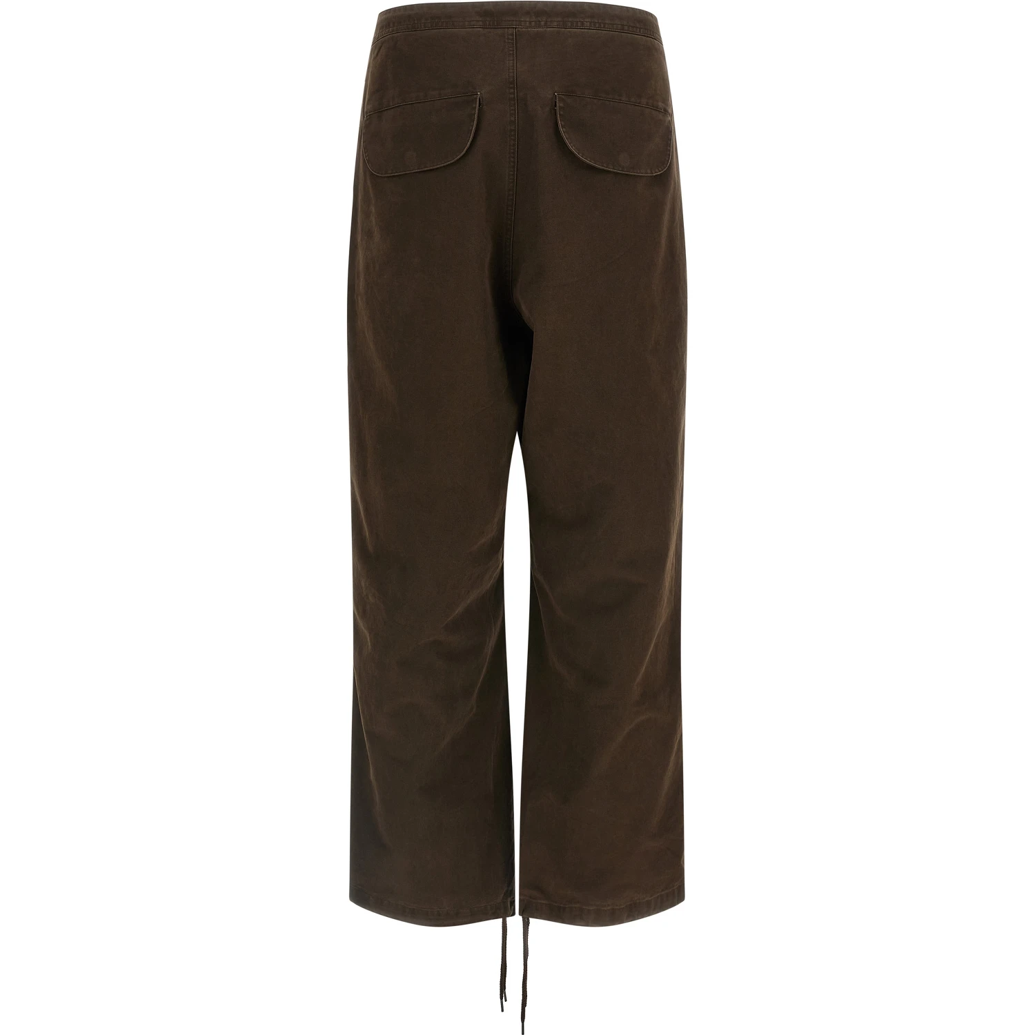 Brown Cotton Cargo Pants