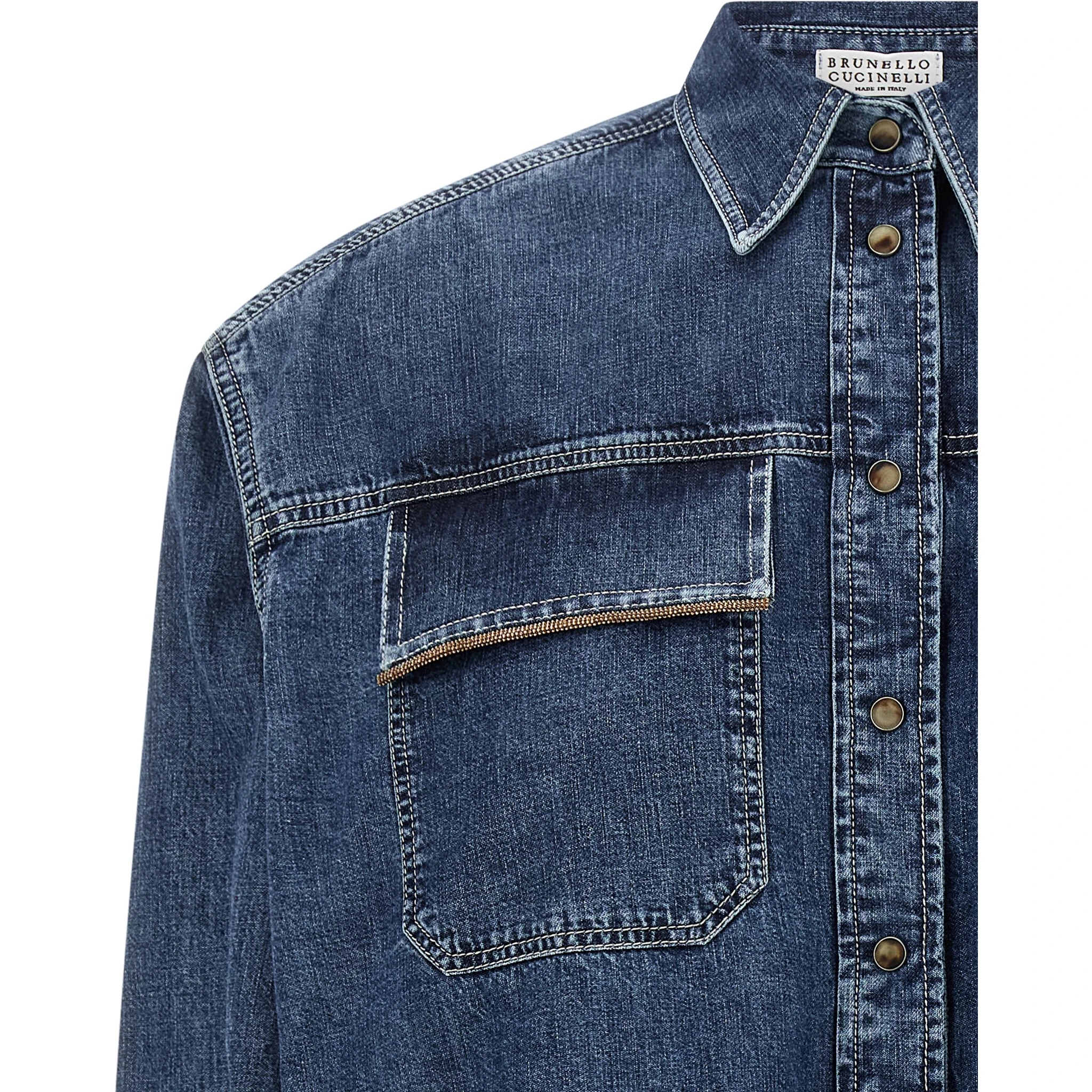 Blue Cotton Blouse