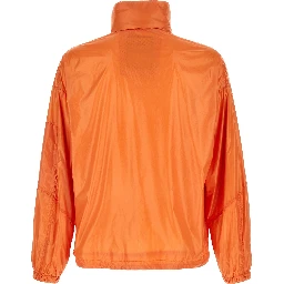 Orange Polyamide Shell Jacket