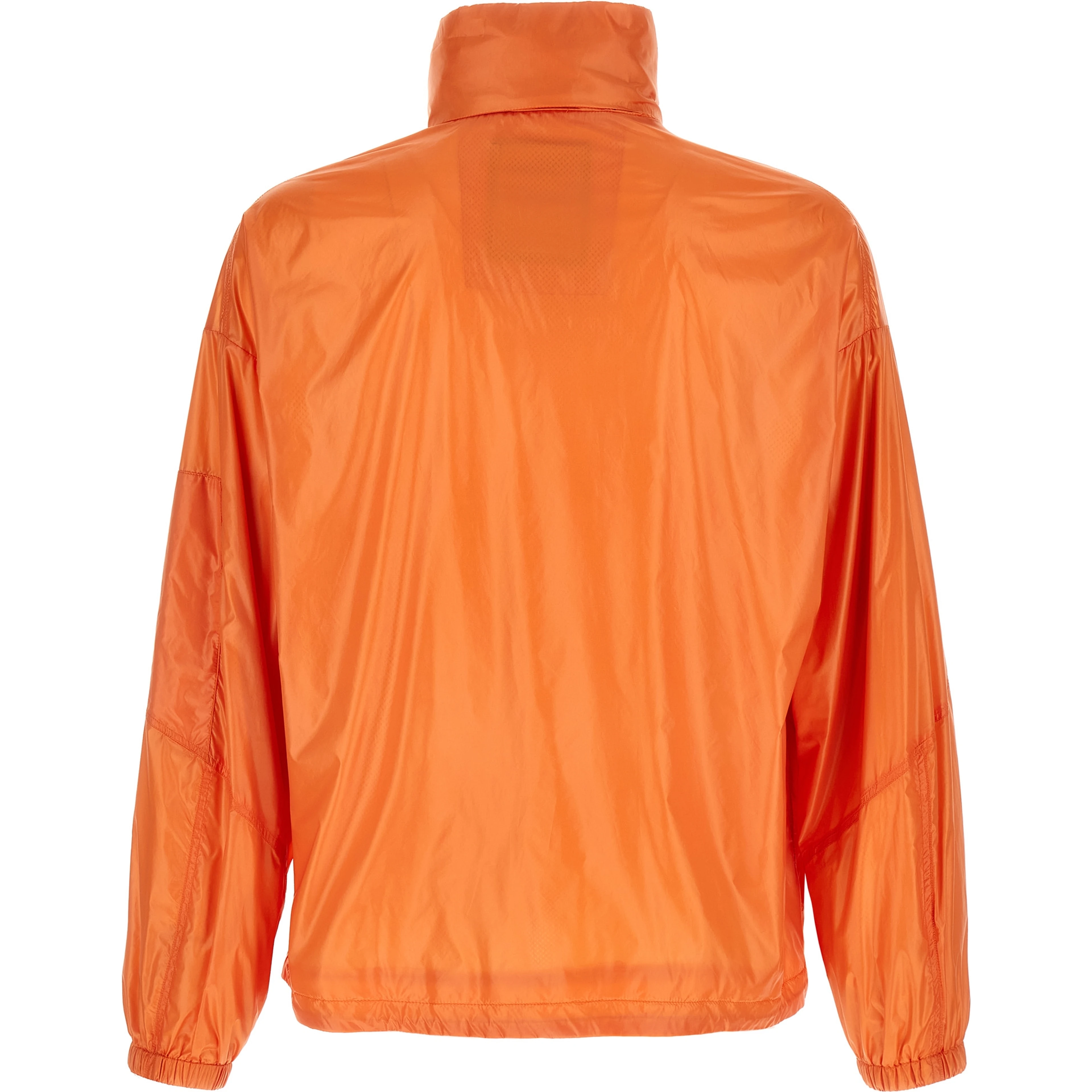 Orange Polyamide Shell Jacket