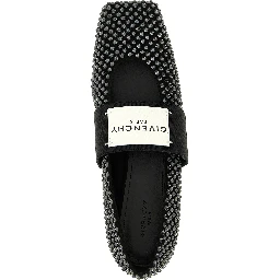 Black Calfskin Ballet Flats