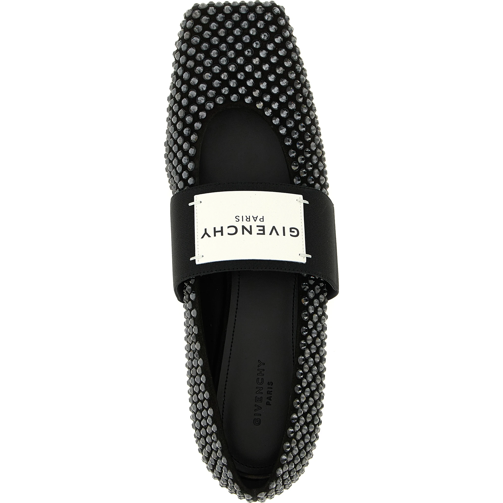 Black Calfskin Ballet Flats