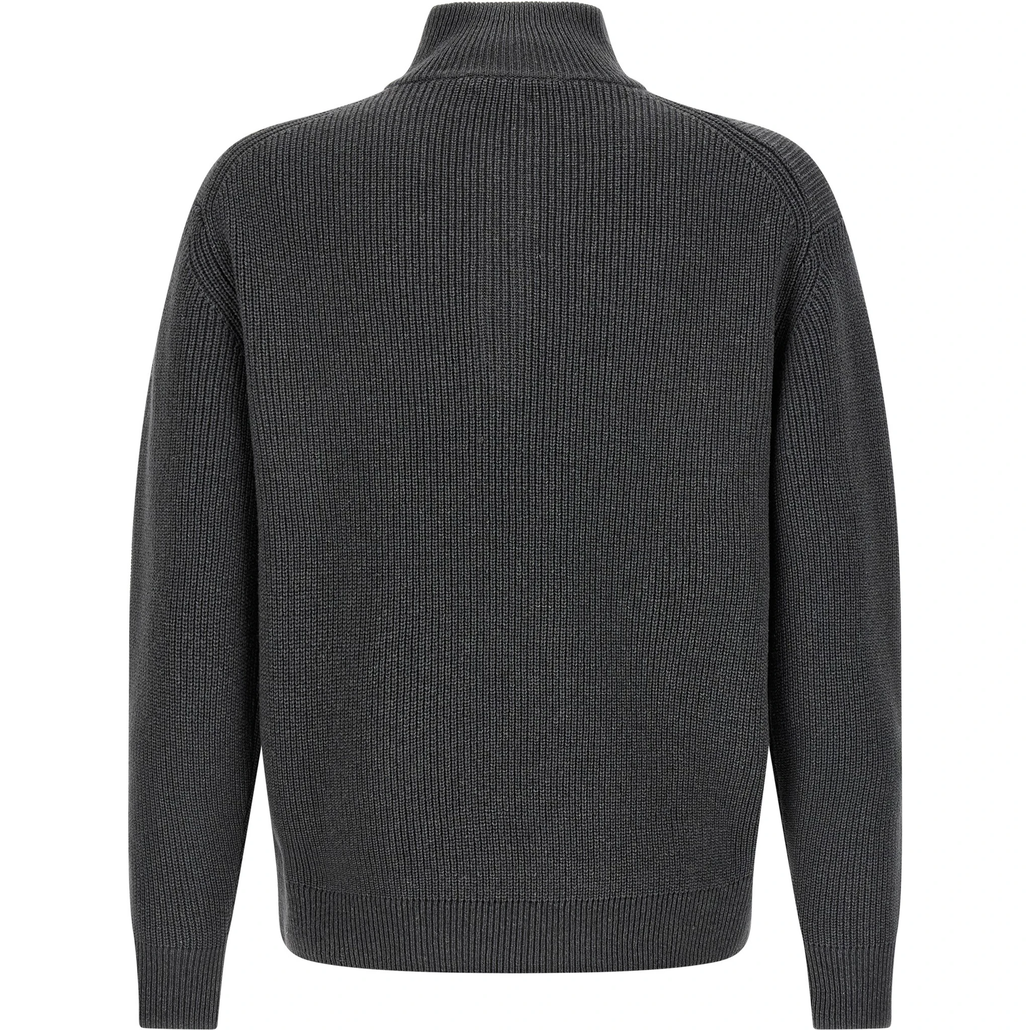 Gray Wool Cardigan