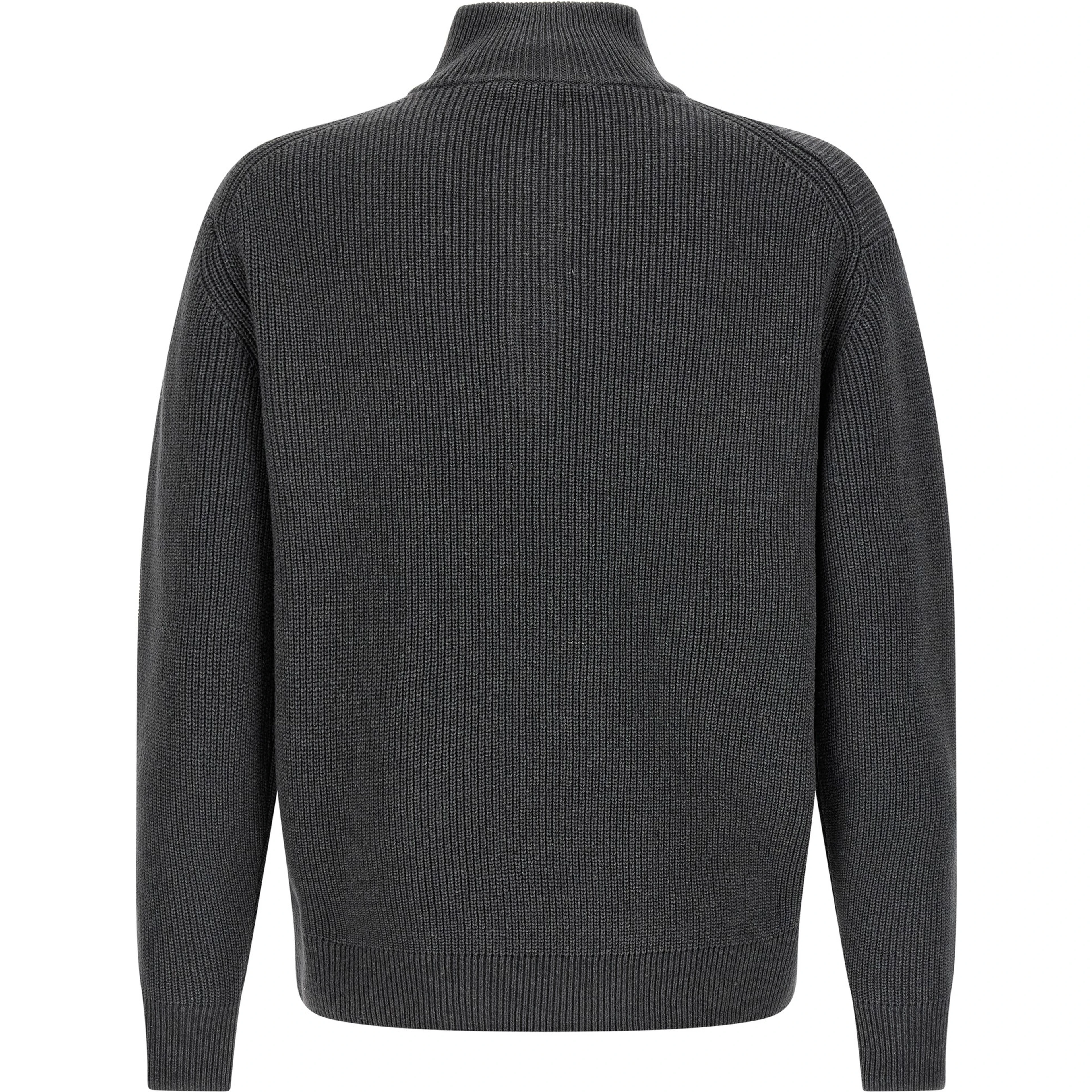 Gray Wool Cardigan