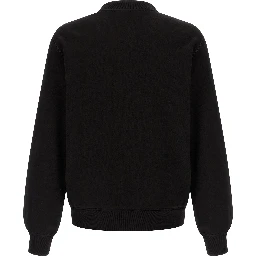Black Cotton Sweatshirt