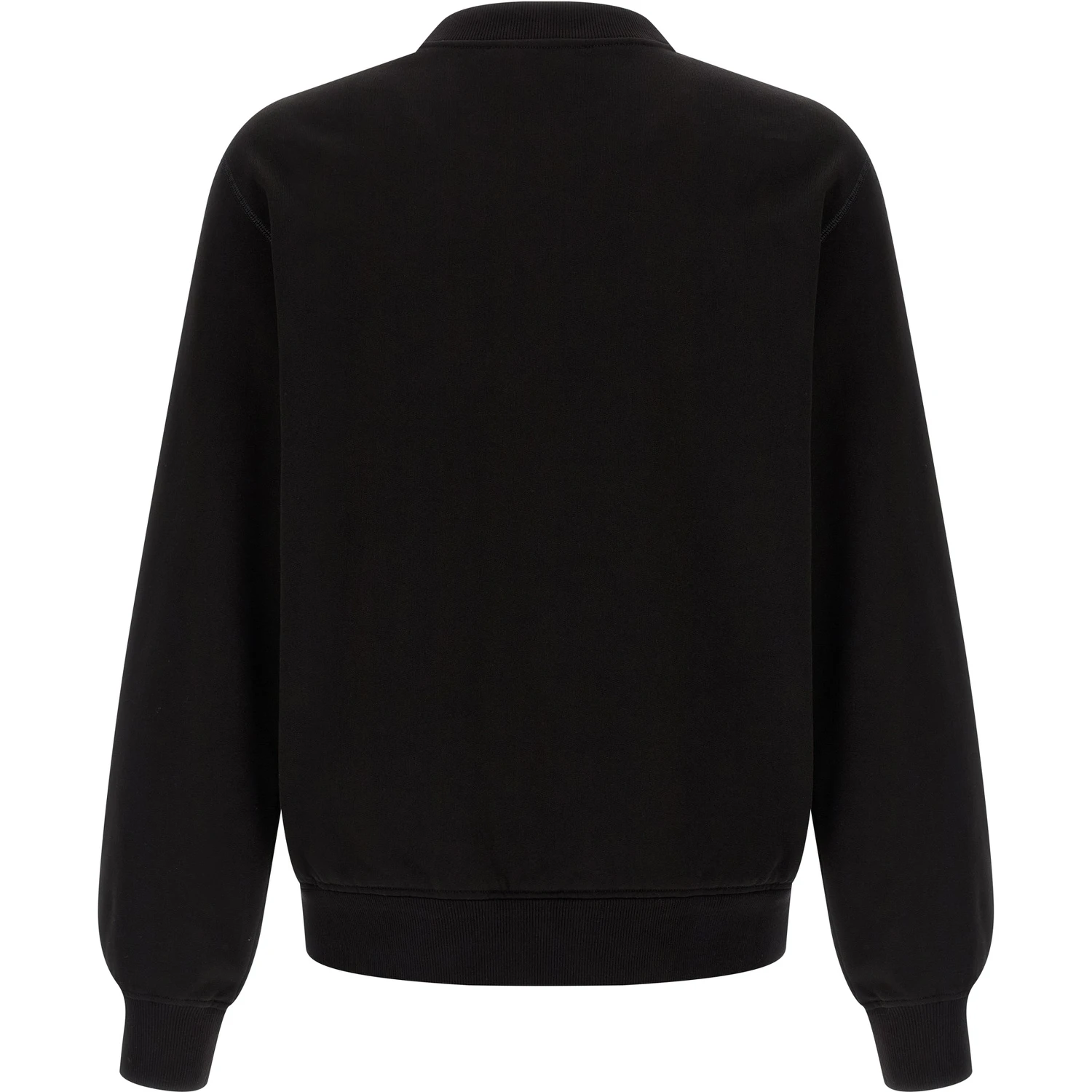 Black Cotton Sweatshirt