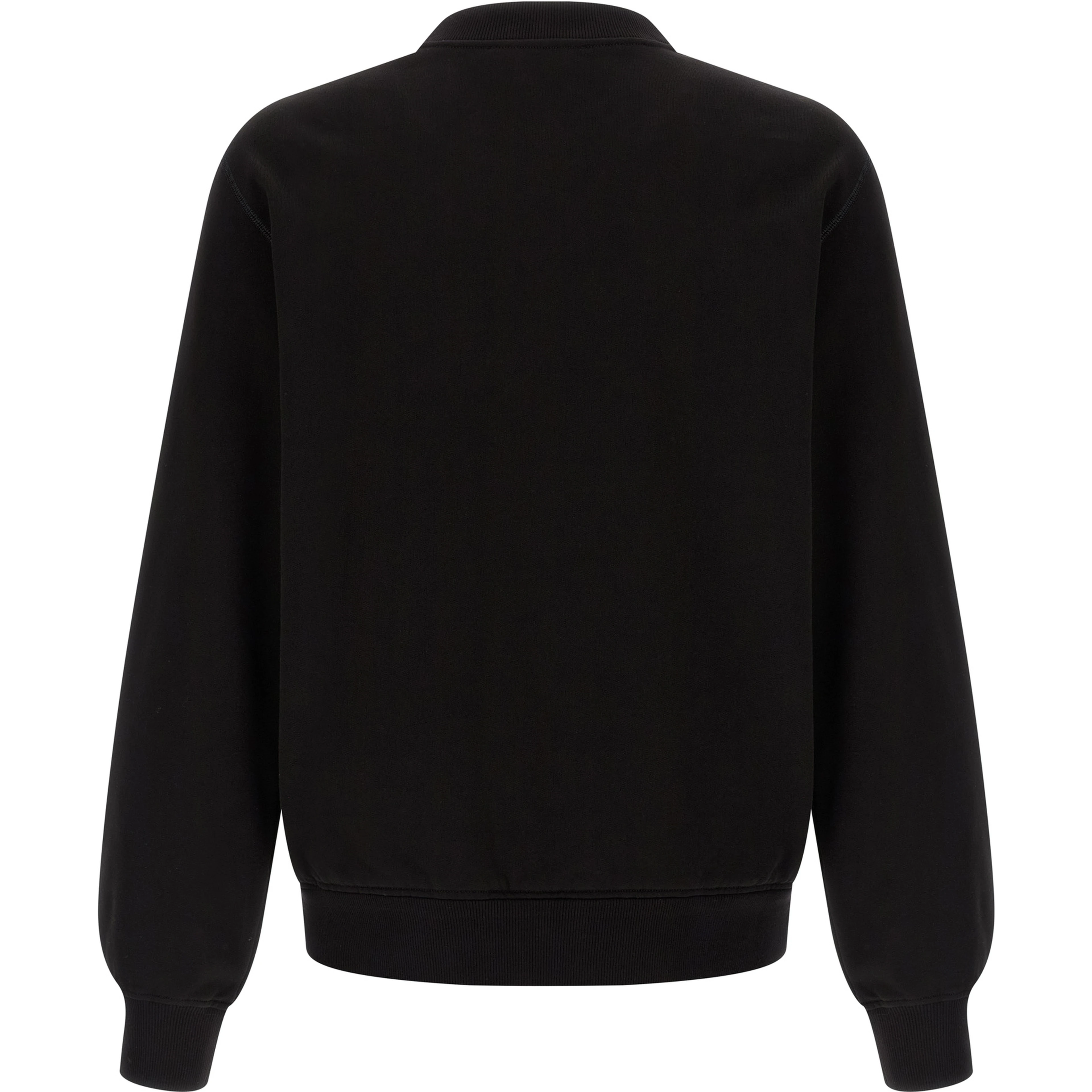 Black Cotton Sweatshirt