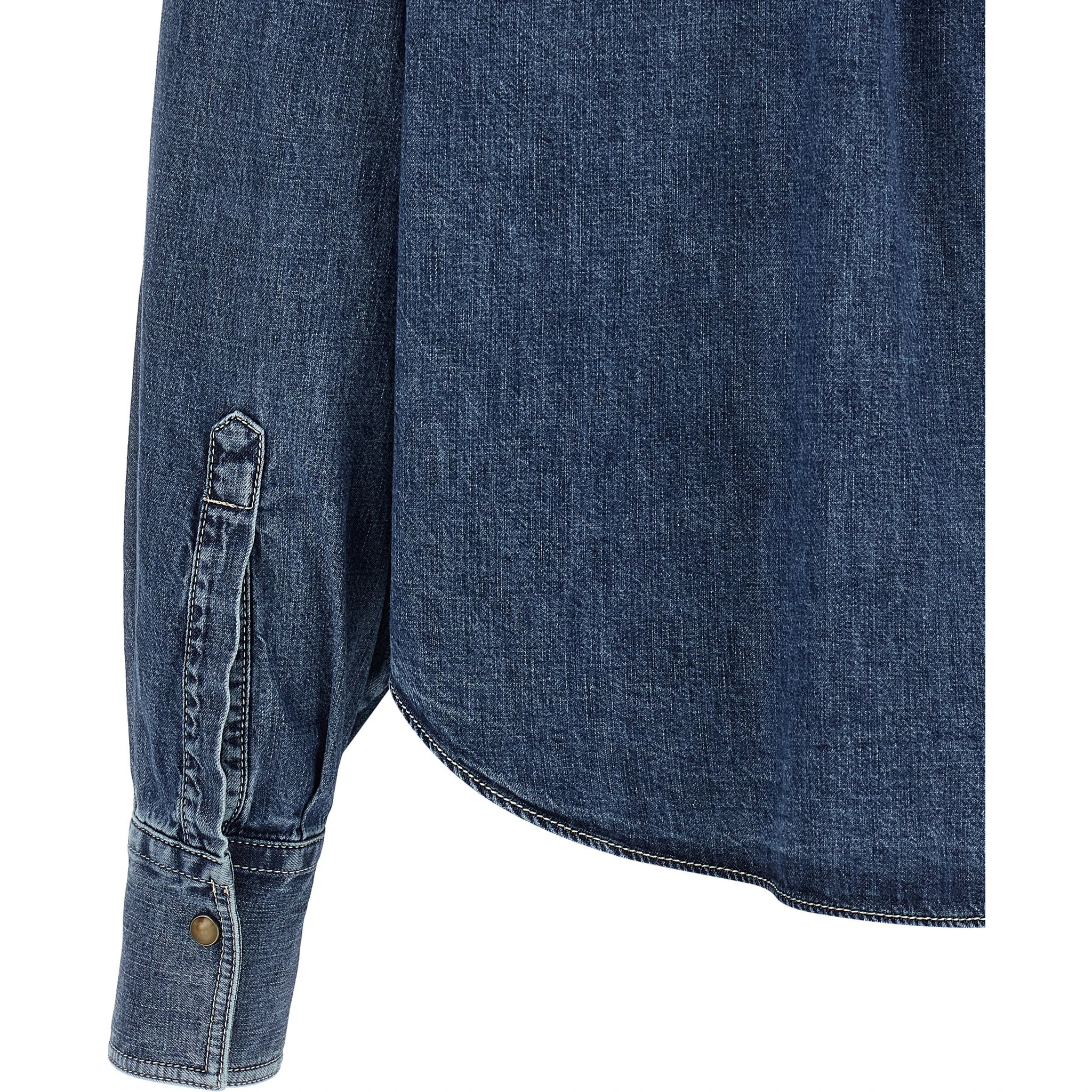 Blue Cotton Blouse