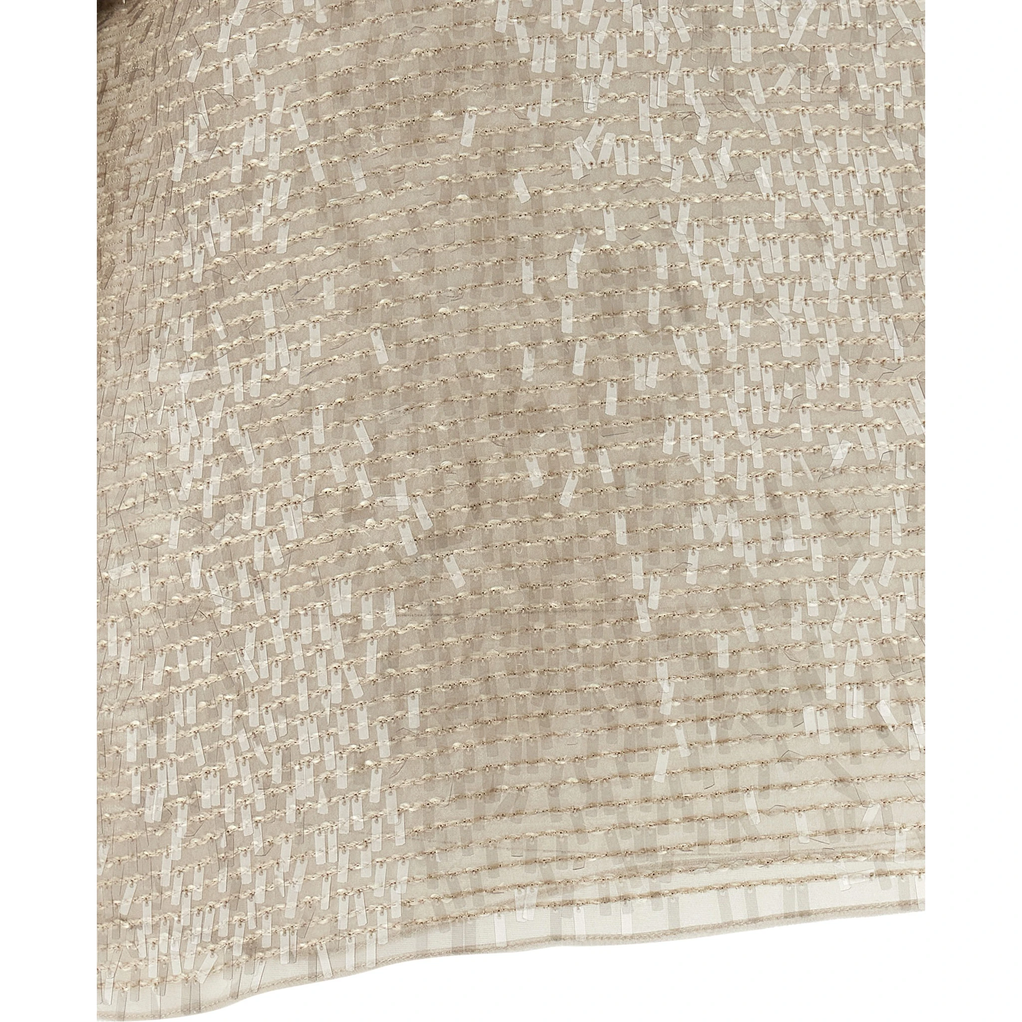 Beige Silk T-Shirt